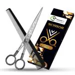 Organim Care Products 7 inch Barber Scissors Silver Metal