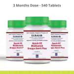 Herbo Range Ayush 82 Madhumeh Arogya Amrit Plus | Ayurvedic Medicine for Sugar, Diabetes | Controls Blood Sugar Level | Approved by Ministry of AYUSH | Made of Pure Herbs | 3 Month Pack (540 Tablets)