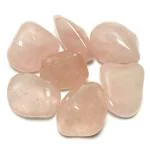 Astroghar Pinkish White Quartz Tumble Stones Mix Sizes 11 to 14 (200 g)
