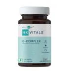 HealthKart HK Vitals B Complex with Vitamins B12, B1, B2, B5, B6, Vitamin C, Vitamin E, and Biotin, Enhances Energy and Immunity, 60 B Complex Capsules