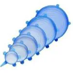 Nbs Silicon Lid Cover 2.5 Inch, 3.93 Inch, 4.72 Inch, 6.29 Inch, 7.08 Inch, 7.87 Inch Lid Set