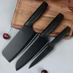 CARTIVA Kitchen Knife Set Meat Knife Professional Chefs Knife Set Sharp Blade with Ergonomic Handle for Home Kitchen and Restaurant (3 PCS Knife Set)