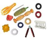 AHCS Acupressure Tools Combo Kit With Foot Roll For Stress And Pain Relief As (Set of 13)