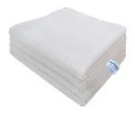 Softspun White Microfiber Cloth (Pack of 4)