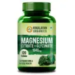 Himalayan Organics Supplement with Magnesium Glycinate, Citrate, And Oxide - 120 Veg Tablets