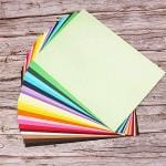 ECLET Multicolor A4 Double Sided Colored Art and Craft Paper (Pack of 50)