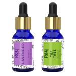 Reynaturals Combo Pack Of Tea Tree oil and Lavender Essential Oils - 30 ml (Pack Of 2)