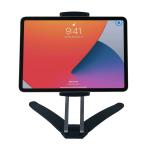 BROLAVIYA Mobile Desk Mount Stand Holder for 4.7 - 12.9 Inch Phone/Tablet, Full 360 Degree Rotation (Black)