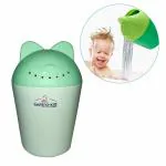 Safe-o-kid Hair Washing Mug, Baby Shampoo Cup, Baby Shower, Baby Bath Rainer, Green Pack of 1