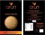 Arun Wheat Daliya Roasted Gehoon Dalia Nutritious with High in Protein and Fiber | Broken Wheat (400 g)