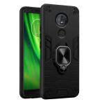 SROCK Moto G6 Play Back Cover |Heavy Duty |Kickstand | Back Case Cover for Moto G6 Play-Black
