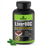 GREENDORSE LiverDOC Milk Thistle with N-Acetyl Cysteine 21in1 formula, Lab tested| With Kutki, Dandelion, Turmeric, 20+Herbs|Liver Support against Gym Supplement, Alcohol, Fatty Liver- 60 Veg Capsules