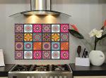 Divinedesigns Multicolor Vinyl Mandala Design Motifs Kitchen Sticker