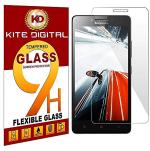Kite Digital Lenovo A7000 Premium Tempered Glass Screen Protector Slim 9H Hardness 2.5D