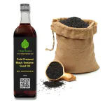 Village-Organica Cold pressed Sesame Oil | Black Sesame Oil | Til ka Tel | Gingelly Oil | For cooking, Massage & Pooja | Unrefined & Unadulterated | Glass Bottle | 750ml |