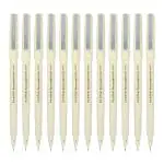 Pilot Hi-Tecpoint 05 Extra Fine Point Liquid Ink Pen | Tip Size - 0.5 MM | Unique Dimple Tip Technology | Ink Colour - Blue | Pack of 12