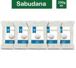 Trinetra Sabudana 1250 g (250g X 5 Pack) Sago