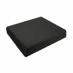 The White Willow Square Shape Black Orthopedic Memory Foam Seat Cushion Pads (16 x 16 x 3 inch)