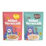 Slurrp Farm Millet Vermicelli, Semiya - No Maida, No White Rice, Foxtail Millet and Little Millet Noodles, 180 g each (Pack of 2)