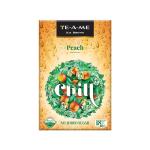 TE-A-ME Chill Peach Iced Infusion Tea, 18 Pyramid Infusion Tea Bags | Ice Brews | Cold Brew | Flavoured Infusion Ice Tea