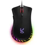 Kreo Falcon Gaming Mouse with Programmable Buttons & RGB Lighting | Top Pixart Sensor | Adjustable DPI with 1.5m Long Braided Cable and Optical Sensor | Quick Flap Mode | Lightweight & Durable
