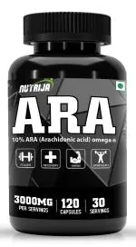 NutriJa Arachidonic Acid (ARA) Supplement 3000mg (240 Capsules)