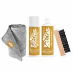 Herbal Home Shoe Care Natural Solution Fliptop cap 100 ml and Shoe all color Polish with shiner spray 100 ml Shoe Cleaner & Medium Bristle Shoe Brush With Microfiber Cloth White Shoe Cleaning Kit, Shoe Cleaner Kit For Sneaker, Sports Shoe Cleaner