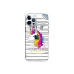 GADGETSWRAP Printed Vinyl Skin Sticker for Apple iPhone 12 - To be a unicorn