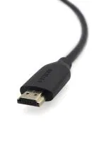 Belkin F3Y021bt1m High Speed HDMI Cable with Ethernet - 1 Meter, Black & Gold