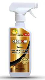 Clenom Instant Brass, Copper Metal Cleaner Sprayer (Cleaning Liquid Polish Spray )-(500ml Pack Of 1) for Chrome, Copper, Brass, Bronze, Gold, Nickel and Stainless Steel. All Metal Cleaner