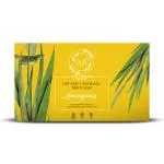 Wellspring (Pack of 4) Handmade Nirol Natural Washing Laundry Soap Bar | Veg, Organic And Chemical Free| Baby Safe| For Sensitive Skin| Lemongrass Fragrance (480 Grams)