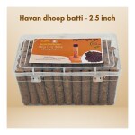 DHANANJYA Desi Cow Dung Havan Dhoop Batti 2.5 inc 60 Piece Organic Incense Stick