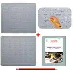 AKSHARABHYAS Tamil Alphabet Slates + Tamil copywriting Book for children to read and write