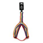 Basil Printed Padded Harness for Dogs - L Rainbow
