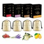 Puremazing Premium Rose, Musk, Citrus & Lavender Fragrance Flakes Combo | 50 grams Car Perfume |100% Natural Essential Oil |Long Lasting Car Fresheners | Biodegradable Car Air Freshener for Dashboard