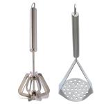 DreamBasket Stainless Steel Mathani / Hand Blender & Potato Masher for Kitchen