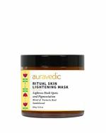 Auravedic Detan Face Mask Cream Combination Skin Lightening Sandalwood and Turmeric 100 g