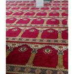 habibi Janamaz Rolls for Masjid (Mosque) Prayer Carpet Any Religious Houses & Gallery Runner Carpet 2 x 4 Feet Color Red