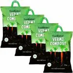 TrustBasket Organic Vermicompost Fertilizer Manure for Plants 5 kg (Pack of 4)