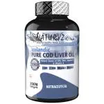 NATURYZ Icelandic COD Liver Fish Oil Capsules with Natural Omega 3 and Vitamins (A & D)-200 Softgels