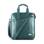 Goblin Tissot Hand Bag 8.6l, Vegan Leather Shoulder Bag with Tablet Space, Adjustable Shoulder Strap Messenger Bag with Front and Back Zip, Suitcase Holding Strap