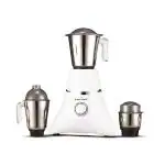 ZADASTAR ZS LUMINA 750W Mixer Grinder | 3 Jars | White and Silver | 1 Year Warranty