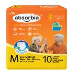 Absorbia Adult Diaper Pant Style Waist Size 60-104 cm ( 24 - 41 In ) Size-M