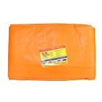 V.K. Sarvottam Orange And Blue HDPE Laminated Tarpaulin, 12x12