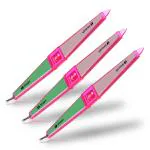 Majestique 4 Way Buffer Shapes Nail File Perfect for Filing Pack of 3 - Color May vary