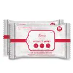 Sirona Intimate Wet Wipes - 20 Wipes (2 Pack - 10 Wipes Each)