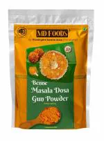 MD Foods Benne Masala Dosa Gun Powder | Extra Spicy | No Preservatives Added 200gm
