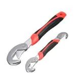 RAMYAMART Stainless Steel Socket Adjustable Universal Multi Function Wrench Spanner Set Tools Snap and Grip Open End Snap N Grip Tool Spanner 9Mm to 32 Mm Works