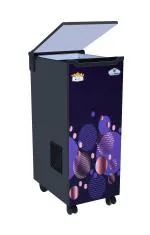 Nirblez Atta Chakki Machine Ghar Ghanti Fully Automatic Domestic Flour Mill with Hydraulic top Door 0.75 Unithr (MarvelViolet 2 in 1 Flourmill)