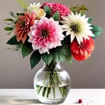 Love Creation A4 Size poster print for creative wall art- flower-vase-with-a-twist-7090( Sticker)